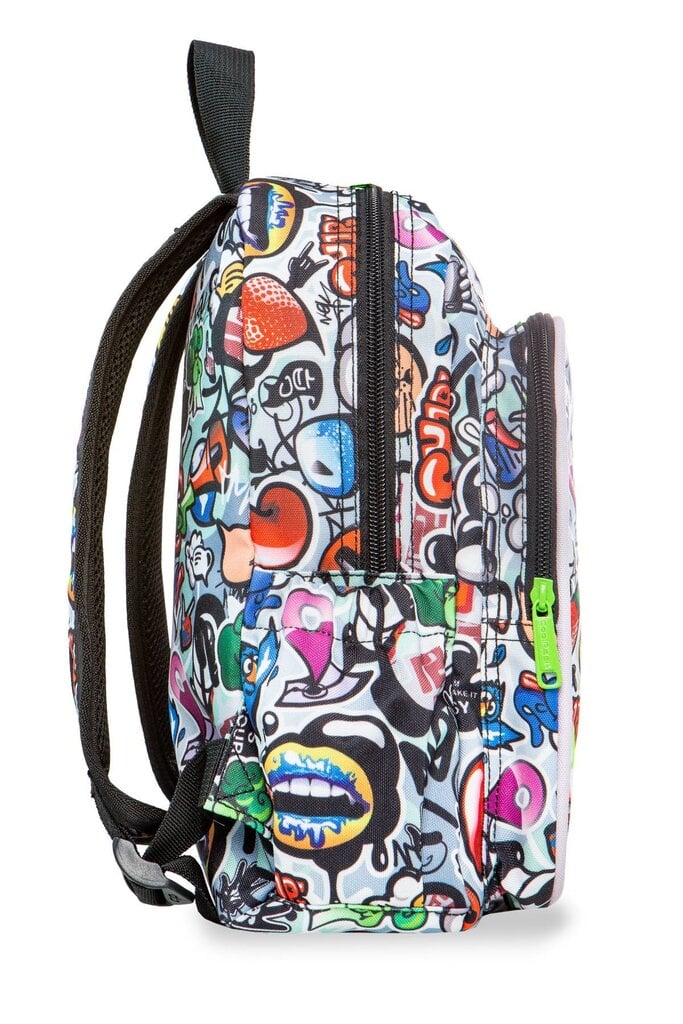 Izgaismota mugursoma COOLPACK BOBBY LED GRAFFITI cena un informācija | Skolas somas | 220.lv