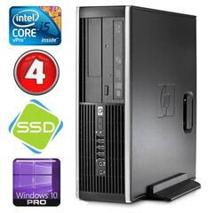 HP 8100 Elite SFF i5-650 4GB 120SSD DVD WIN10Pro цена и информация | Стационарные компьютеры | 220.lv