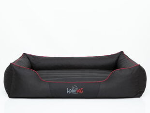 Hobbydog лежак Comfort XXL, черный с кантом цена и информация | Лежаки, домики | 220.lv