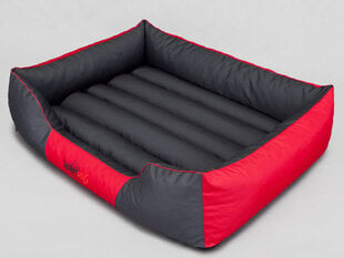 Hobbydog лежак Comfort XXL, серый/красный цена и информация | Лежаки, домики | 220.lv