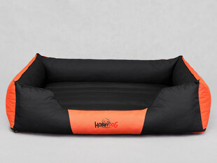 Hobbydog лежак Comfort XXXL, черный/оранжевый цена и информация | Лежаки, домики | 220.lv