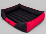 Hobbydog лежак Comfort XXXL, черный/красный