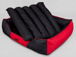 Hobbydog guļvieta Comfort XXXL, melna/sarkana цена и информация | Suņu gultas, spilveni, būdas | 220.lv