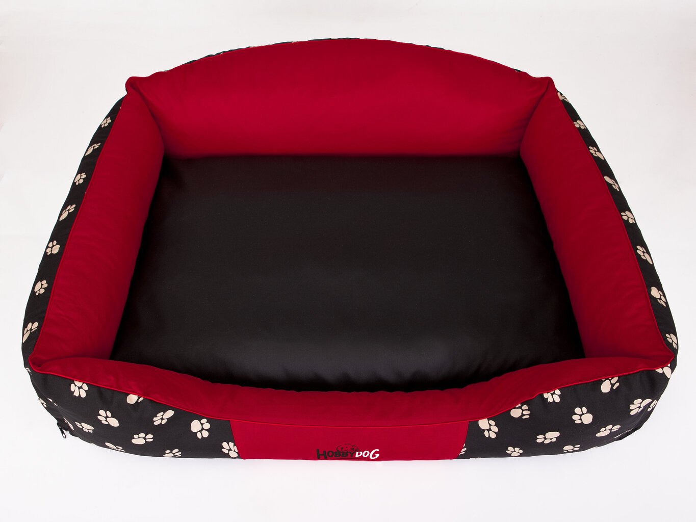 Hobbydog karaliskā gulta XXL, sarkana цена и информация | Suņu gultas, spilveni, būdas | 220.lv