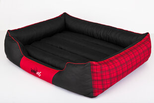 Hobbydog guļvieta Prestige XXL rūtaina, sarkana cena un informācija | Suņu gultas, spilveni, būdas | 220.lv