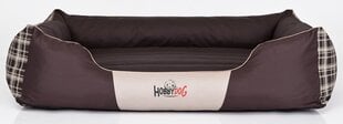 Hobbydog лежак Prestige XL окошки, коричневый цена и информация | Лежаки, домики | 220.lv