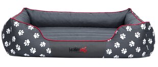 Hobbydog guļvieta Prestige L, ar ķepu zīmējumu, pelēka cena un informācija | Suņu gultas, spilveni, būdas | 220.lv