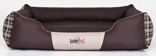 Hobbydog guļvieta Prestige L rūtaina, brūna cena un informācija | Suņu gultas, spilveni, būdas | 220.lv
