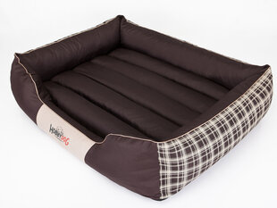 Hobbydog лежак Prestige L окошки, коричневый цена и информация | Лежаки, домики | 220.lv