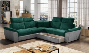 Universāls stūra dīvāns Federico, gaiši brūns/ krēmkāsas kaina ir informacija | Stūra dīvāni | 220.lv