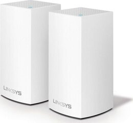 Linksys WHW0102 Velop Intelligent Mesh WiFi System, 2-Pack 802.11ac, 400+867 Mbit cena un informācija | Bezvadu piekļuves punkti (Access Point) | 220.lv