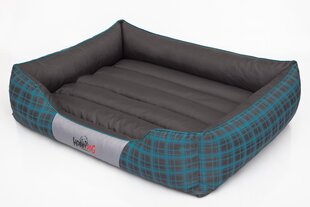 Hobbydog guļvieta Prestige XL, rūtaina, zila cena un informācija | Suņu gultas, spilveni, būdas | 220.lv