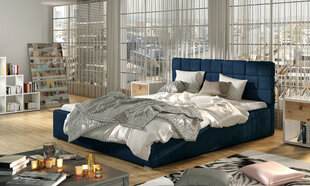 Кровать Grand MD, 140x200 см, синяя цена и информация | Кровати | 220.lv