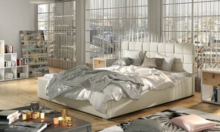 Кровать Grand MTP, 140x200 см, кремовая цена и информация | Кровати | 220.lv