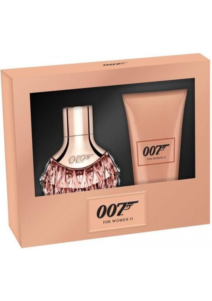 Komplekts James Bond 007 for Women II sievietēm: parfimērijas ūdens EDP 30 ml + ķermeņa losjons 50 ml цена и информация | Sieviešu smaržas | 220.lv