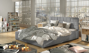 Кровать Grand MTP, 200x200 см, серая цена и информация | Кровати | 220.lv