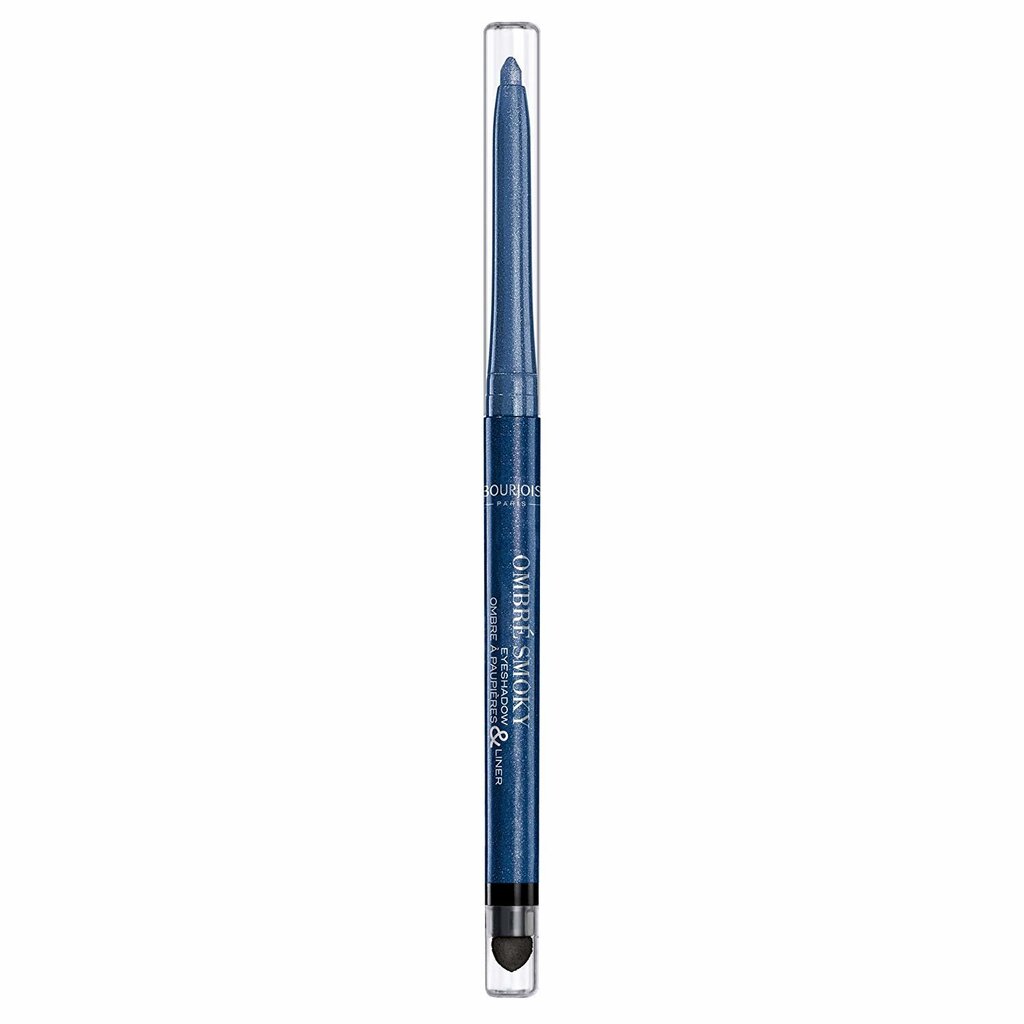 Acu ēnas + acu kontūras zīmulis vienā Bourjois Ombre Smoky 0,28 g, Blue цена и информация | Acu ēnas, skropstu tušas, zīmuļi, serumi | 220.lv