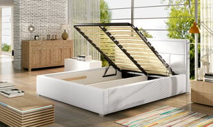 Кровать Latina MTP, 200х200 см, белая цена и информация | Кровати | 220.lv