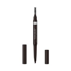 Uzacu zīmulis ar birstīti Rimmel This Way 0,25 g, 004 Soft Black cena un informācija | Uzacu krāsas, zīmuļi | 220.lv