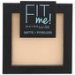 Maybelline Fit Me Matte Poreless Pressed Powder pūderis 9 g, 105 Natural Ivory цена и информация | Grima bāzes, tonālie krēmi, pūderi | 220.lv