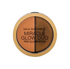 Spīdumu piešķirošs līdzeklis Max Factor Miracle Glow Duo Pro 30 Deep 11 g цена и информация | Бронзеры (бронзаторы), румяна | 220.lv