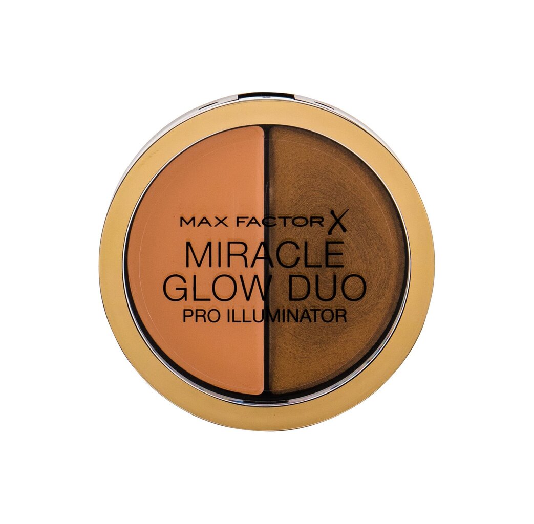 Spīdumu piešķirošs līdzeklis Max Factor Miracle Glow Duo Pro 30 Deep 11 g cena un informācija | Bronzeri, vaigu sārtumi | 220.lv