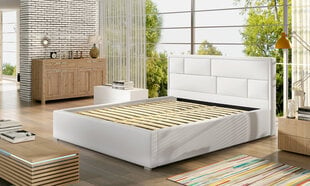 Кровать Latina MD, 180х200 см, белая цена и информация | Кровати | 220.lv
