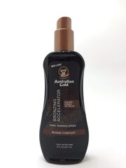 Australian Gold iedegumu veicinošs pieniņš ar bronzeri ACCELERATOR SPRAY 237ml cena un informācija | Sauļošanās krēmi | 220.lv