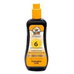 Australian Gold солнцезащитное масло с маслом семян моркови SPF6, 237 мл цена и информация | Кремы от загара | 220.lv