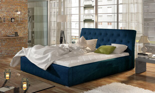 Кровать Milano MD, 180x200 см, синяя цена и информация | Кровати | 220.lv
