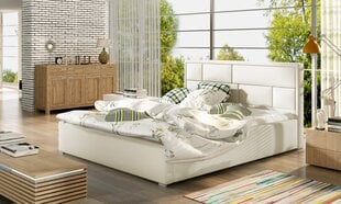 Кровать Latina MTP, 140x200 см, кремовая цена и информация | Кровати | 220.lv