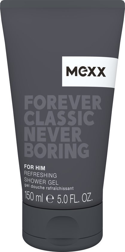 Dušas želeja Mexx Forever Classic Never Boring vīriešiem 150 ml цена и информация | Dušas želejas, eļļas | 220.lv