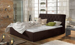 Кровать Milano MTP, 180x200 см, гобелен, коричневая
