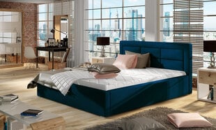 Кровать Rosano MTP, 140x200 см, синяя цена и информация | Кровати | 220.lv