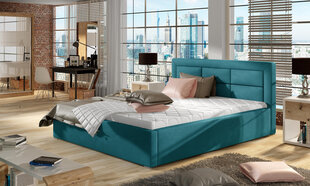 Кровать NORE Rosano MTP, 140x200 см, светло-синий цена и информация | Кровати | 220.lv