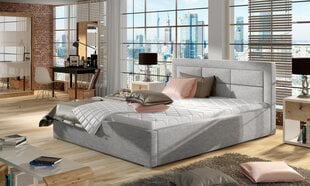 Кровать Rosano MTP, 180x200 см, светло-серая цена и информация | Кровати | 220.lv