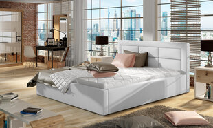 Кровать Rosano MD, 200х200 см, белая цена и информация | Кровати | 220.lv