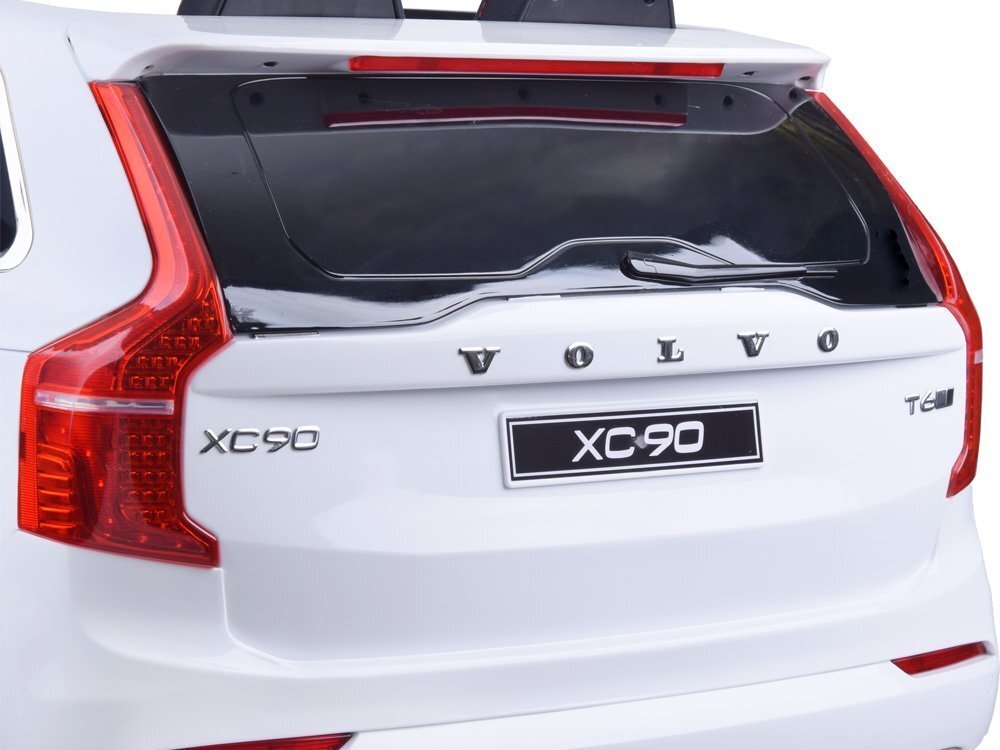 Bērnu divvietīgs džips "VOLVO XC90" , balts цена и информация | Bērnu elektroauto | 220.lv