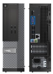 Dell 3020 SFF i3-4130 4GB 120SSD DVDRW WIN10Pro cena un informācija | Stacionārie datori | 220.lv