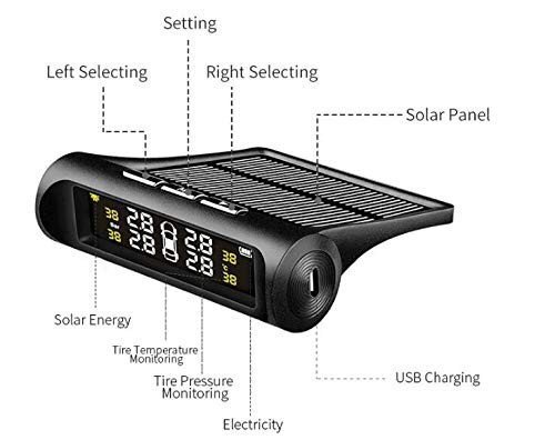 TPMS 08, Riepu spiediena mērītāju komplekts, 4 ārējie sensori, WIFI цена и информация | Auto piederumi | 220.lv