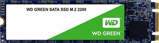 WD Green SSD 480GB M.2 2280 SATA III цена и информация | Внутренние жёсткие диски (HDD, SSD, Hybrid) | 220.lv