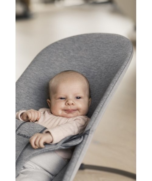 Babybjörn šūpuļkrēsls Bliss Light grey 3D Jersey cena un informācija | Bērnu šūpuļkrēsliņi | 220.lv