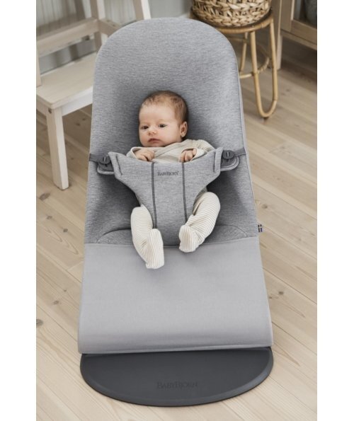 Babybjörn šūpuļkrēsls Bliss Light grey 3D Jersey cena un informācija | Bērnu šūpuļkrēsliņi | 220.lv