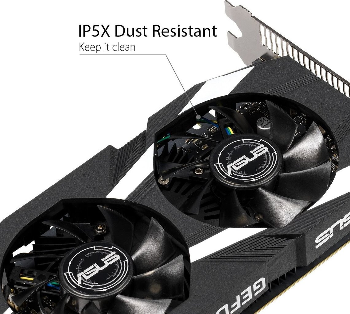 Asus DUAL-GTX1650-O4G цена и информация | Videokartes (GPU) | 220.lv
