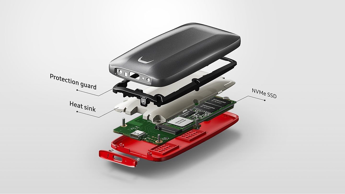 Samsung MU-PB1T0B/EU cena un informācija | Ārējie cietie diski | 220.lv