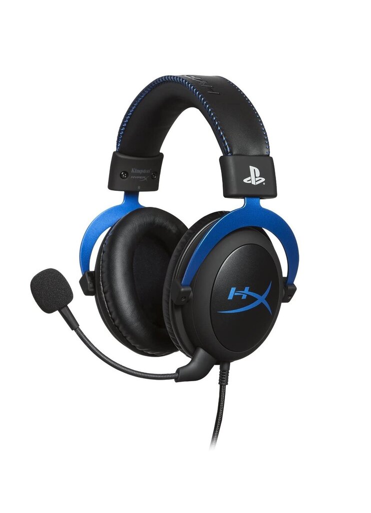 Austiņas ar Mikrofonu Hyperx Cloud PS4 Melns Zils cena un informācija | Austiņas | 220.lv