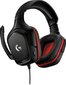 Logitech G332 Black Red cena un informācija | Austiņas | 220.lv