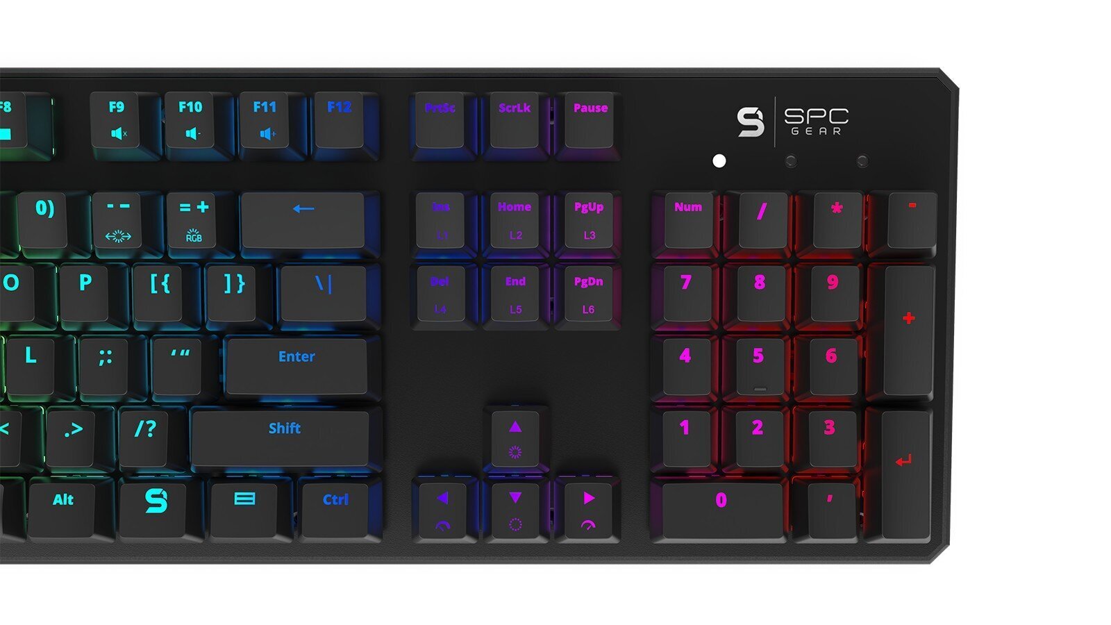 Vadu tastatūra Spc Gear SPG021 цена и информация | Klaviatūras | 220.lv