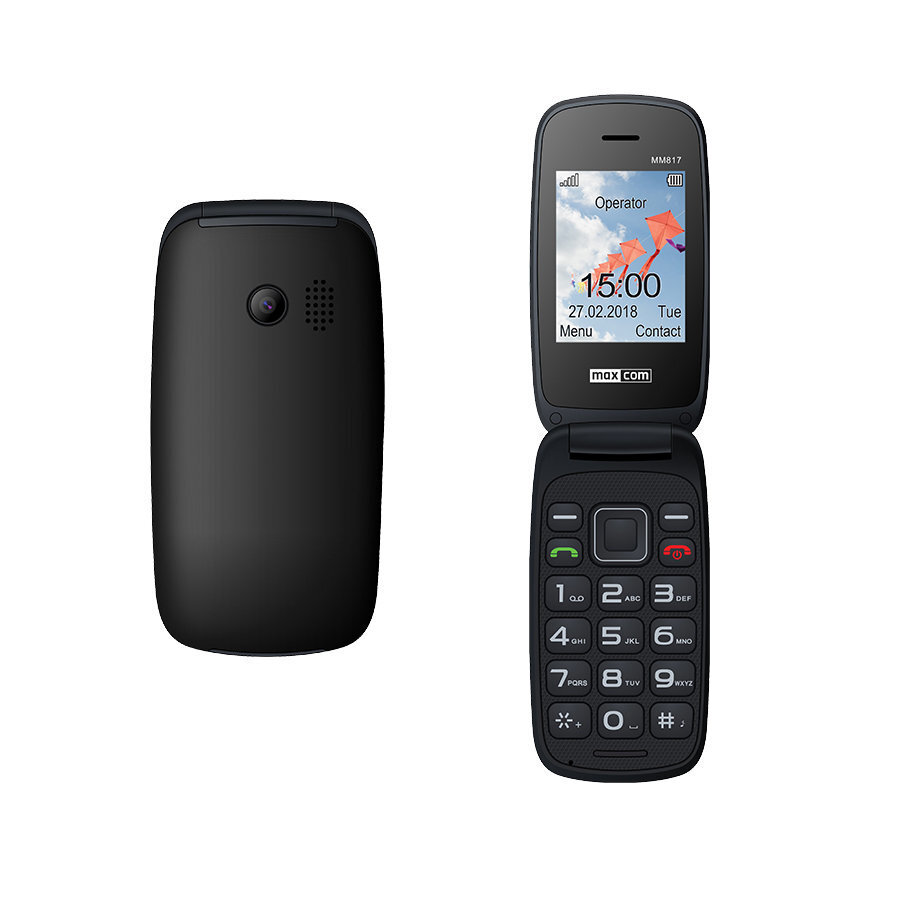 Maxcom MM817, Dual Sim, Black cena un informācija | Mobilie telefoni | 220.lv