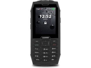 MyPhone Hammer 4, Dual Sim, Black (LT, LV, EE) cena un informācija | Mobilie telefoni | 220.lv